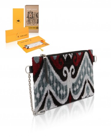 Шелковый конверт GRAND (L) FEMINA VIRTUTIS! (Цветы женской силы) Plic_FEMINA.VIRTUTIS/GARNET